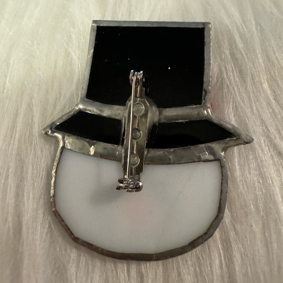 Vintage Snowman Pin - Picture 2 of 3